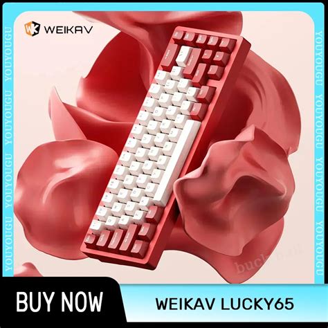 Weikav Teclado Mec Nico Lucky65 Para Gamer Kit De Aleaci N De Aluminio