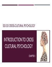 Exploring Cross Cultural Psychology Understanding Behavior And