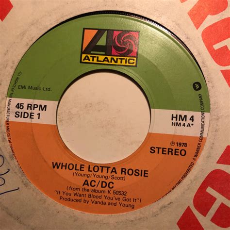 Acdc Whole Lotta Rosie Vinyl Records Lp Cd On Cdandlp