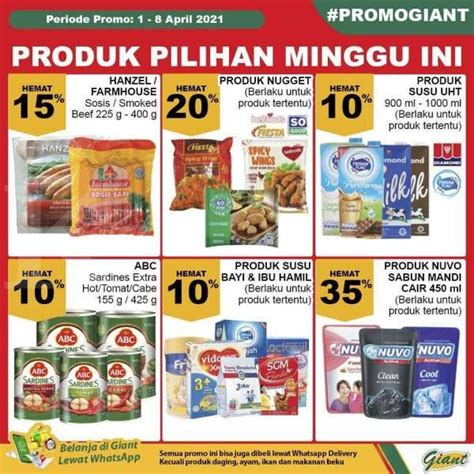 Terbaru Promo Giant Weekday 7 April 2021 Diskonan Mulai Dari 10 45