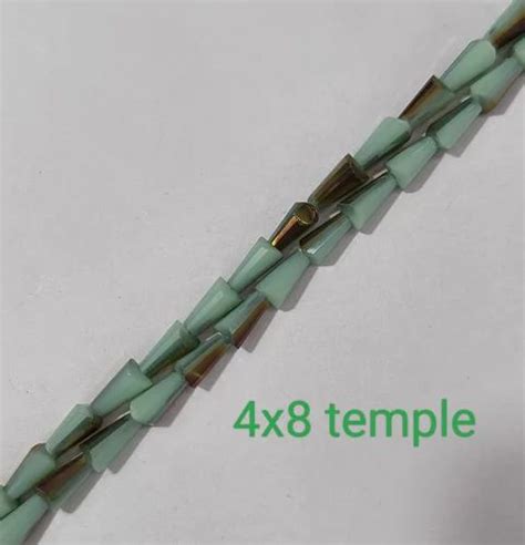 Golden Green Dual Tone Temple Crystal Beads At Rs 550 00 Karam Pura