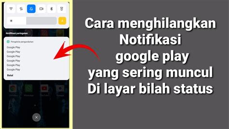 Cara Menonaktifkan Notifikasi Google Play Di Layar Bilah Status YouTube