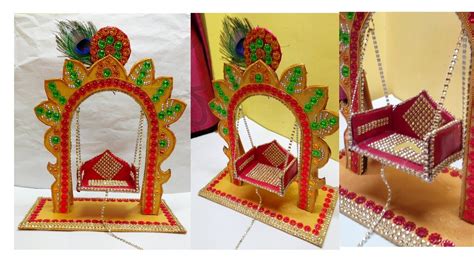 Diy How To Make Jhula For Bal Gopal At Home Miniature Jhula