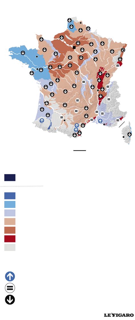 Dans les nappes phréatiques des niveaux