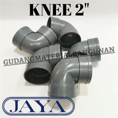 Jual Knee Pvc Jaya Dv Inch Fitting Pipa Elbow L Knie Keni Shopee