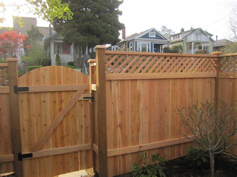 New Cedar Fences Wood Fence Repair Seattle Citywide Fence