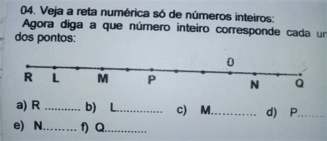 Exercicio De Numeros Inteiros