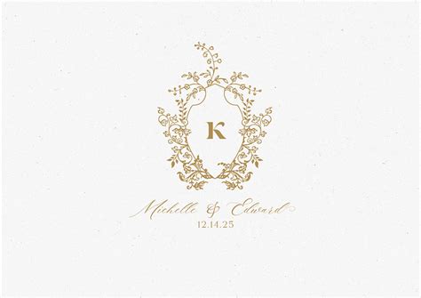 Elegant Gold Wedding Logo Design Template by weddinglinvit on Dribbble