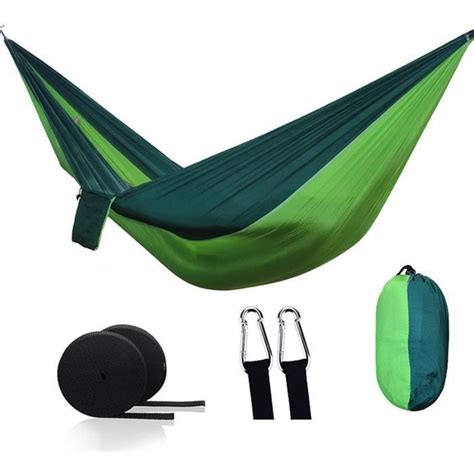 Hamac Randonn E En Camping Hamac Portable En Nylon De Nylon Parachute