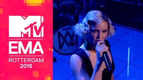 Anne Marie Alarm Live From MTV EMAs 2016 YouTube Music