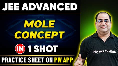 Mole Concept In One Shot Jee Advanced 💪 Basics To Pyqs 🔥 Youtube