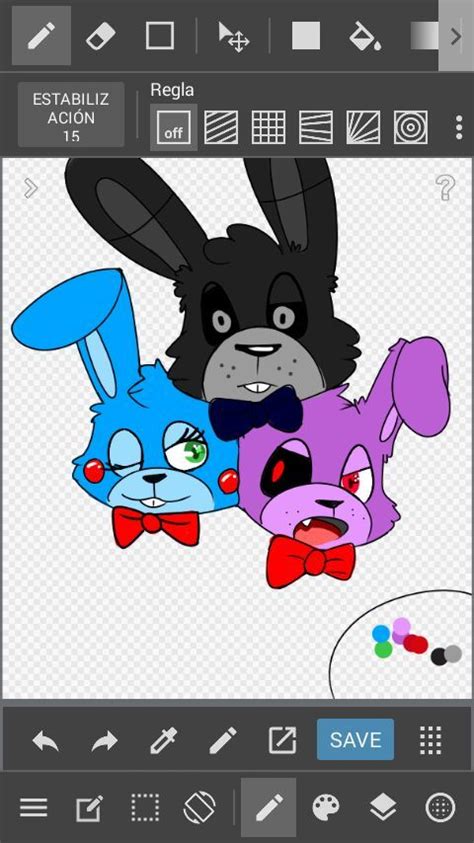 Procedimiento de el dibujo de los bonnie s FNaF Amino Español Amino