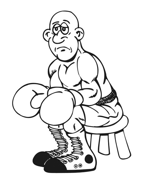 Boxing Gloves Coloring Page - Free Printable Coloring Pages for Kids