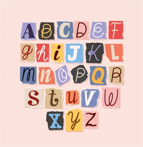 140+ Ransom Letter Alphabet Stock Illustrations, Royalty-Free Vector ...