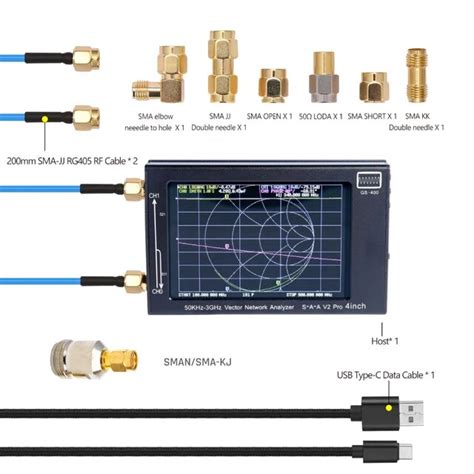 NanoVNA SAA 2N Vector Network Analyzer 50KHz 3GHz HF VHF 55 OFF