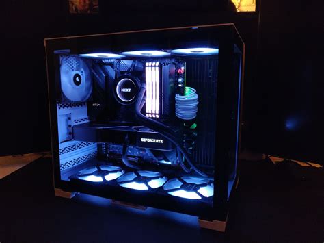 E Atx In A Lian Li Pc O11d Mini It All Barely Fit Buildsgg