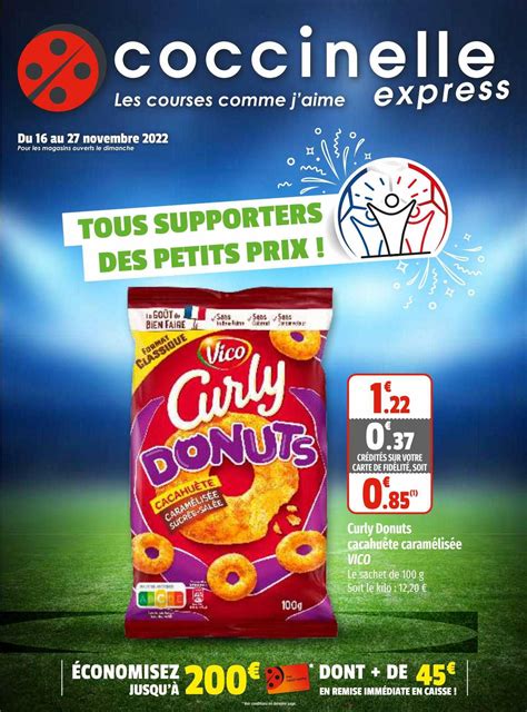 Offre Curly Donuts Chez Coccinelle Express