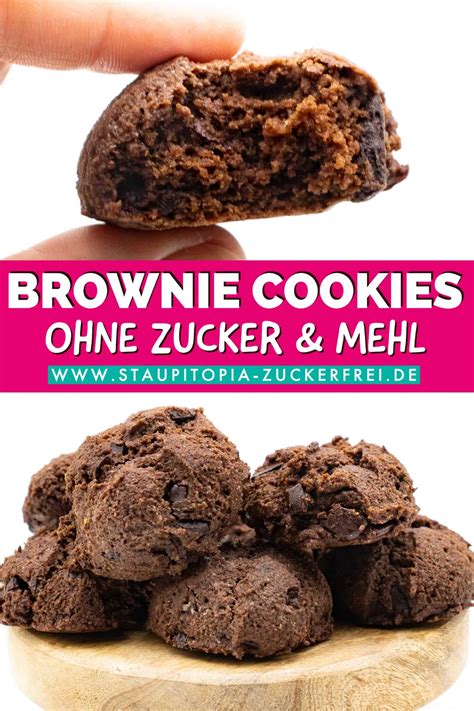 Brownie Cookies Ohne Zucker Und Mehl Staupitopia Zuckerfrei