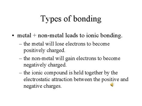 Ionic Compounds Chapter 9 Octet rule Octet rule