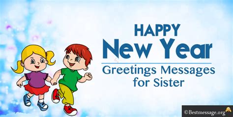 Happy New Year Greeting Messages for Sister Wishes 2025