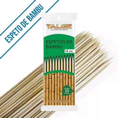 5000 Palitos De Bambu Espeto P Churrasco 18cm Forte Talge