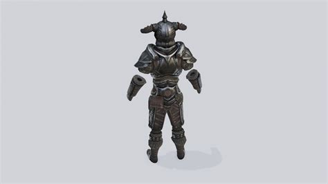 Skyrim Steel Armor 3D Model - TurboSquid 2083230