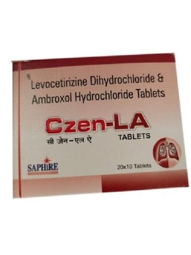 Levocetirizine Dihydrochloride Ambroxol Hydrochloride Tablets Generic