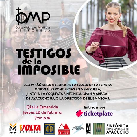 Testigos De Lo Imposible Obras Misionales Pontificias Organizan Evento