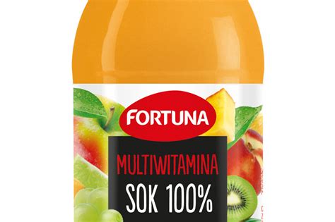 Soki Fortuna dostępne w szklanych butelkach 0 3l