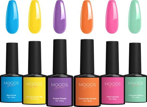 Moods Gellac Delige Set Gel Nagellak Ml Rio Vibes Edition