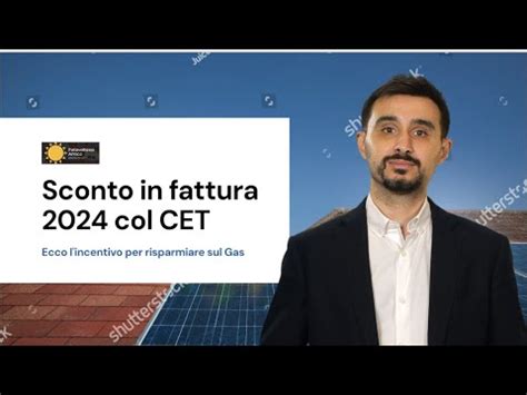 SCONTO IN FATTURA 2024 Si Con Il Conto Termico YouTube