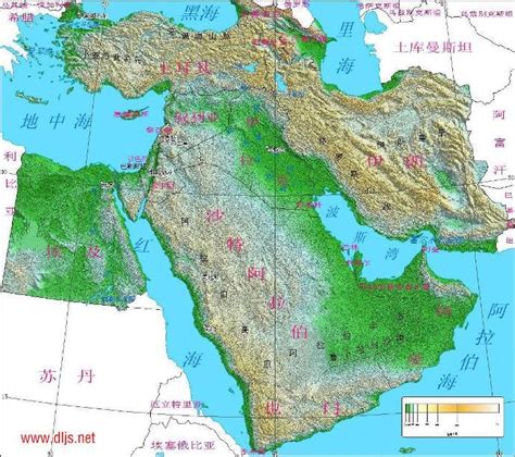 中东的经纬度位置 海陆位置 主要气候 还有气候分布 地形 还有地形分布 地势分别是什么 东部和西部的地形、气候类型、海陆位置、人口分布