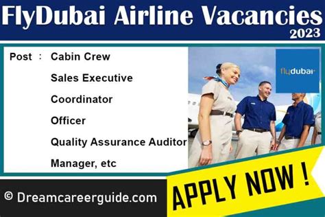 Flydubai Careers Latest Job Openings 2023