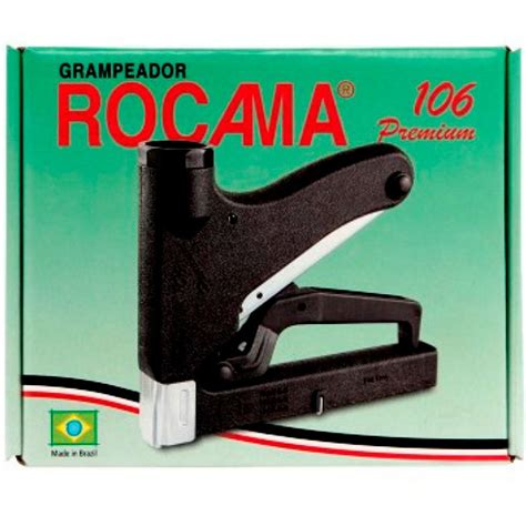 Grampeador Premium Grampos Mm Rocama