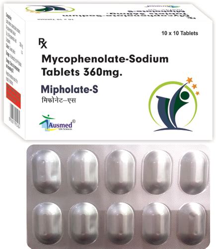 Mycophenolate Sodium Usp Eq To Mycophenolic Acid Mg Mipholate At