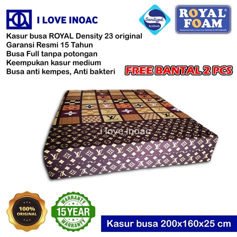 Jual Kasur Busa Royal Foam D23 Ukuran 160x200x25 Cm Ukuran 200x160x25