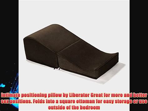 Liberator Flip Ramp Sex Positioning Pillow Velvish Espresso Video