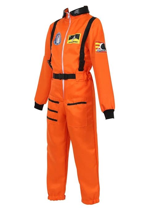 Orange Astronaut Costume Adult