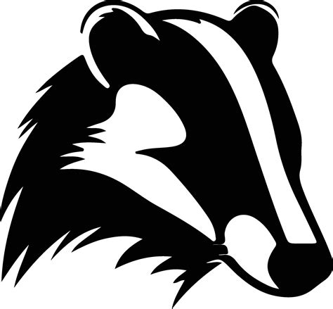 Badger Silhouette Portrait 38489069 Vector Art At Vecteezy