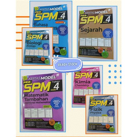 Sasbadi Kertas Model Pra Spm Tingkatan Kssm Shopee Malaysia