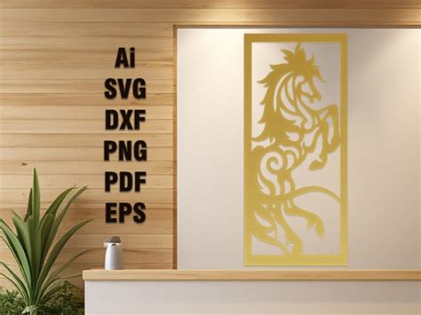 Laser Cut Metal Wall Art Decor Panel SVG Graphic by CNC Art Design ...