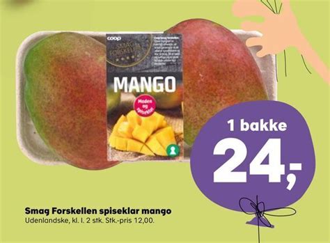 Smag Forskellen Spiseklar Mango Tilbud Hos Superbrugsen