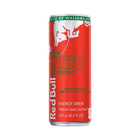 Red Bull The Red Edition Energy Drink Watermelon 84 Oz Can 24carton Rbd45448