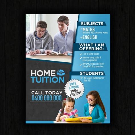 Home Tuition Centre Tuition Board Design In Year