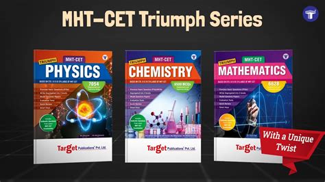 MHT CET Triumph Physics Chemistry Maths Notes Target Publications