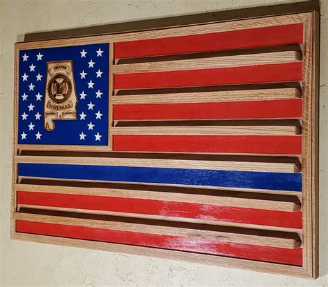 Alabama State Police Badge Challenge Coin Display 36x20 Holds - Etsy