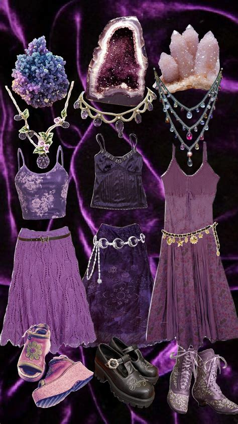 Purple Whimsigoth Outfits Purple Whimsigoth Outfitinspo Lookbook