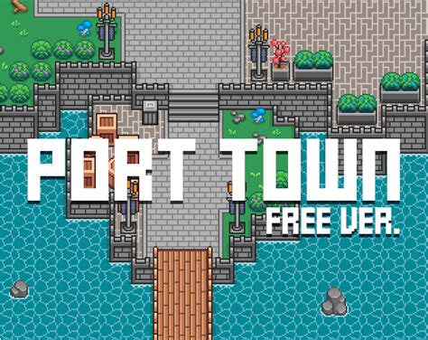 First Time Publishing Tileset Pack FREE Ver Port Town Pixel Art