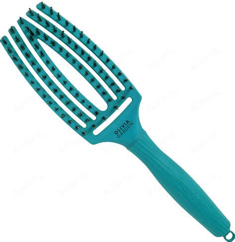 Olivia Garden Finger Brush Combo Tropical Ocean Medium