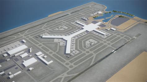 Doha Hamad International Airport 3d Model 299 Dae Dwg Dxf Fbx Max Obj Unknown Skp